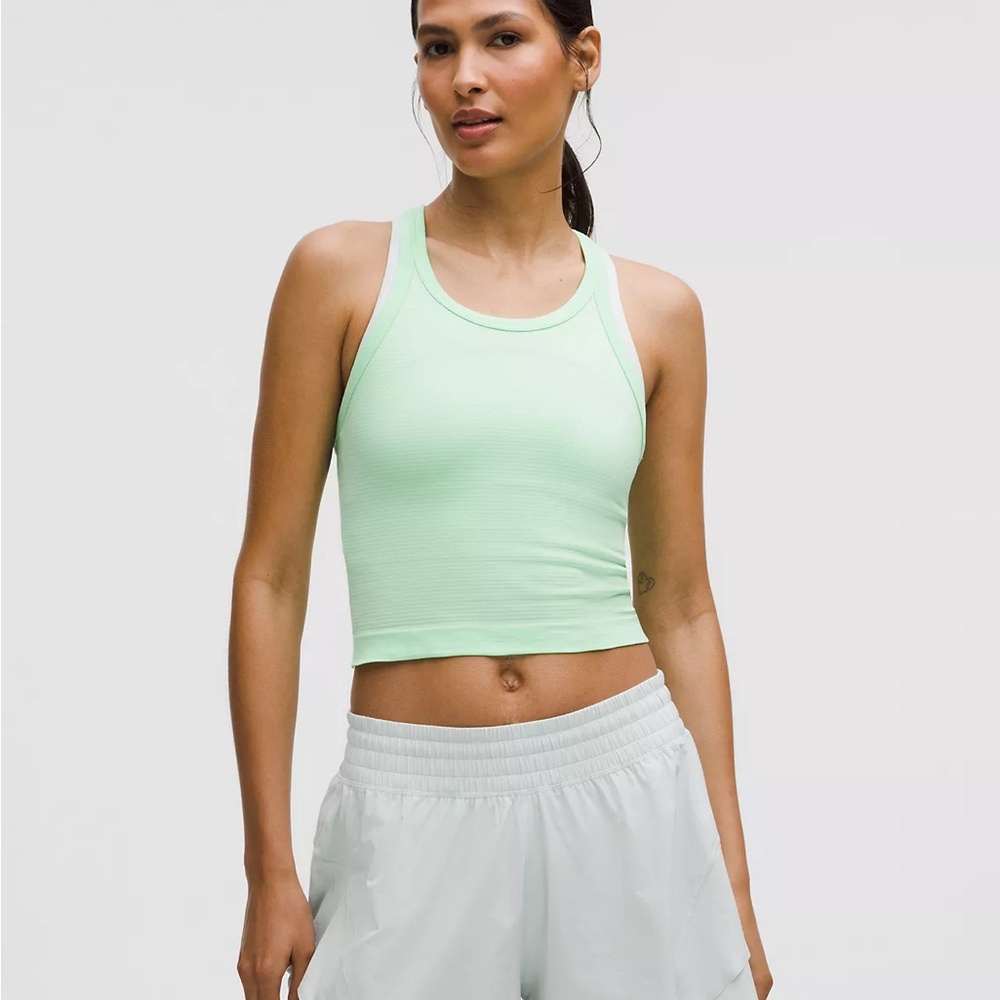 NWT LULULEMON - Citra Lime Swiftly Tech Crop Racerback Tank 2.0 - $58 - Size 14